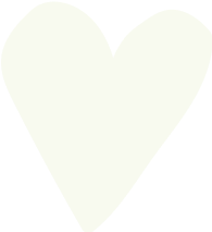 Decorative white heart icon